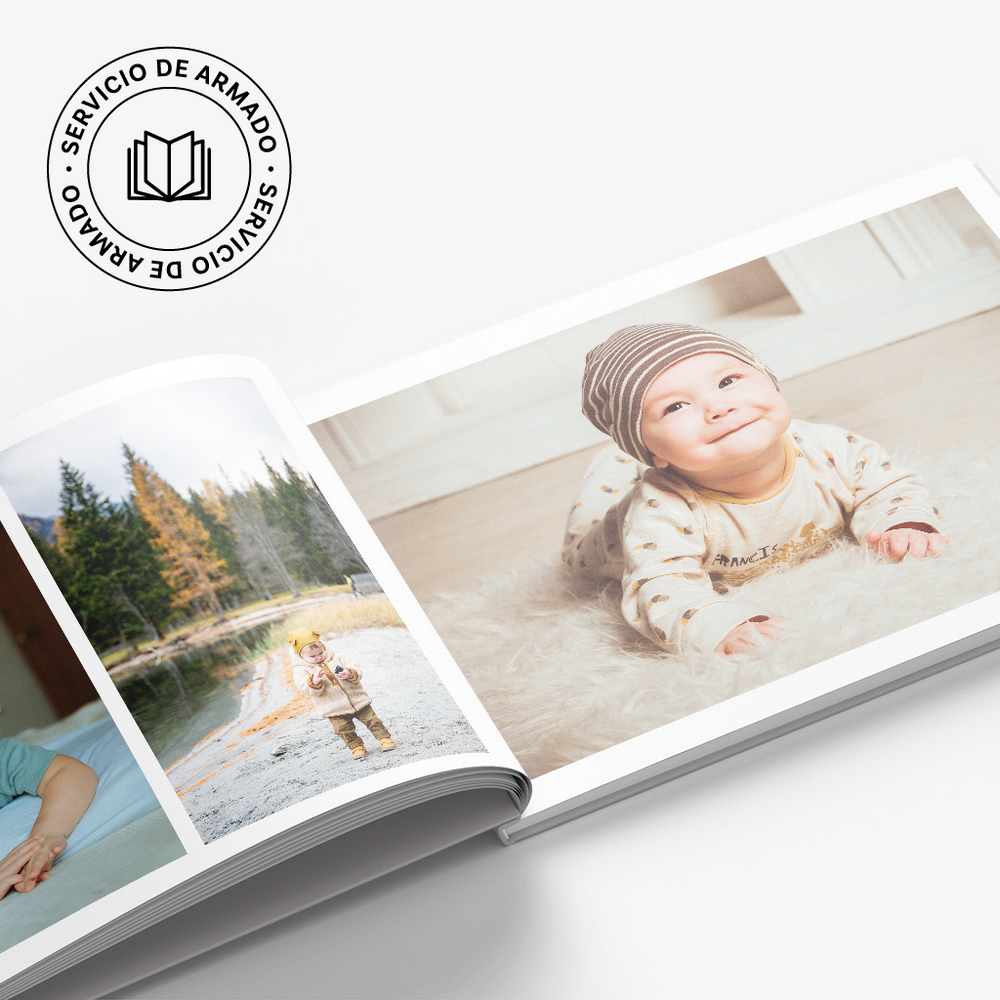 Photobook Tapa Dura Horizontal + Servicio Armado