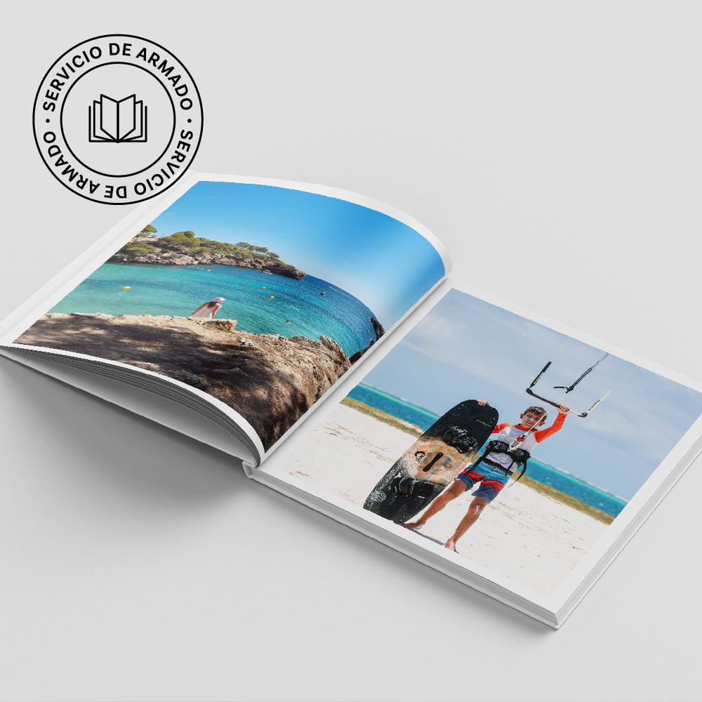 Photobook Tapa Dura Cuadrado + Servicio Armado