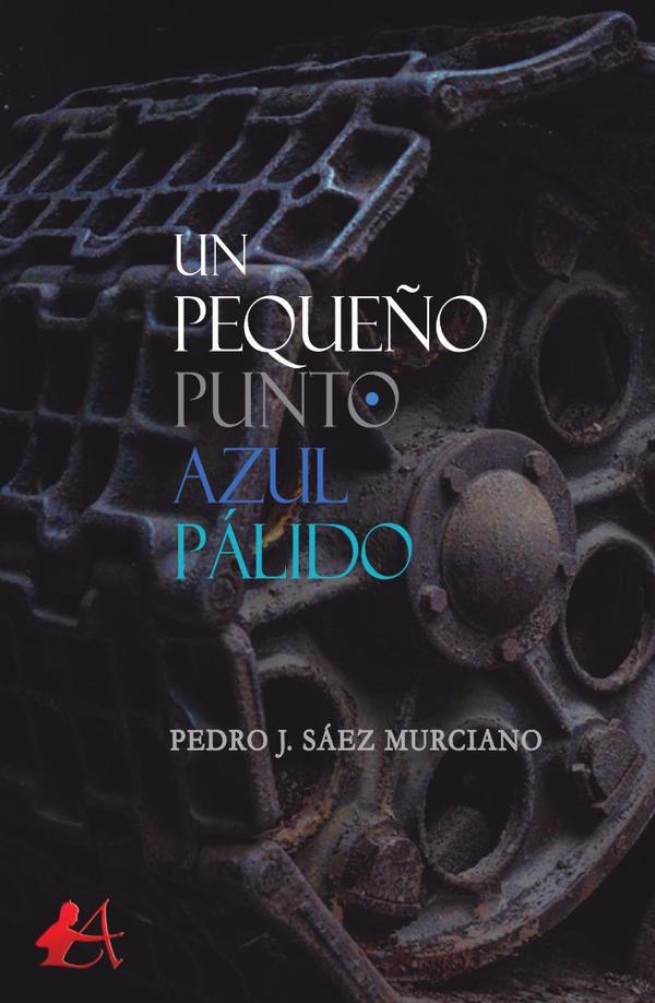 Un pequeño punto azul pálido